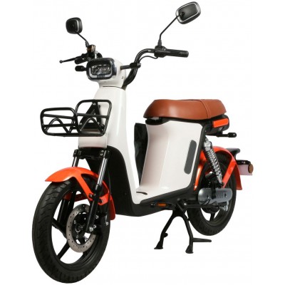 Elektroskútr RACCEWAY® E-BABETA® II, bílo-oranžová