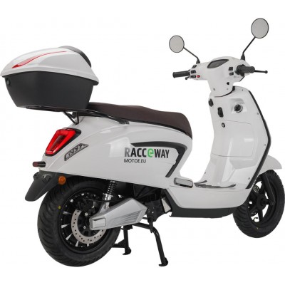 Elektroskútr RACCEWAY® FREE, bílý