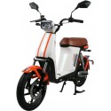 Elektroskútr RACCEWAY® E-BABETA® II, bílo-oranžová, bez baterie