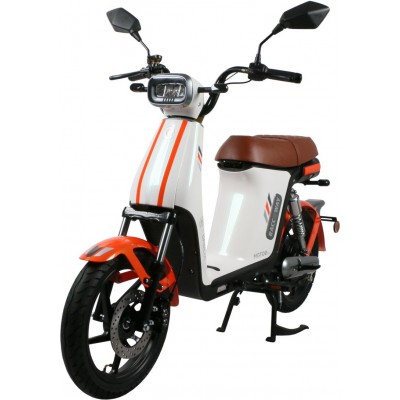 Elektroskútr RACCEWAY® E-BABETA® II, bílo-oranžová, bez baterie